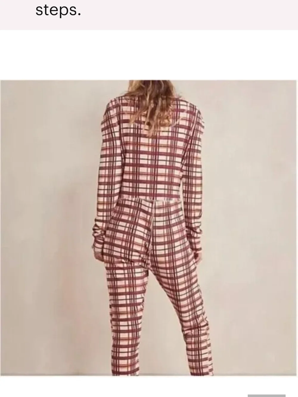 Free People Intimately Free Home Alone Long Johns in beige XS $98 Msrp